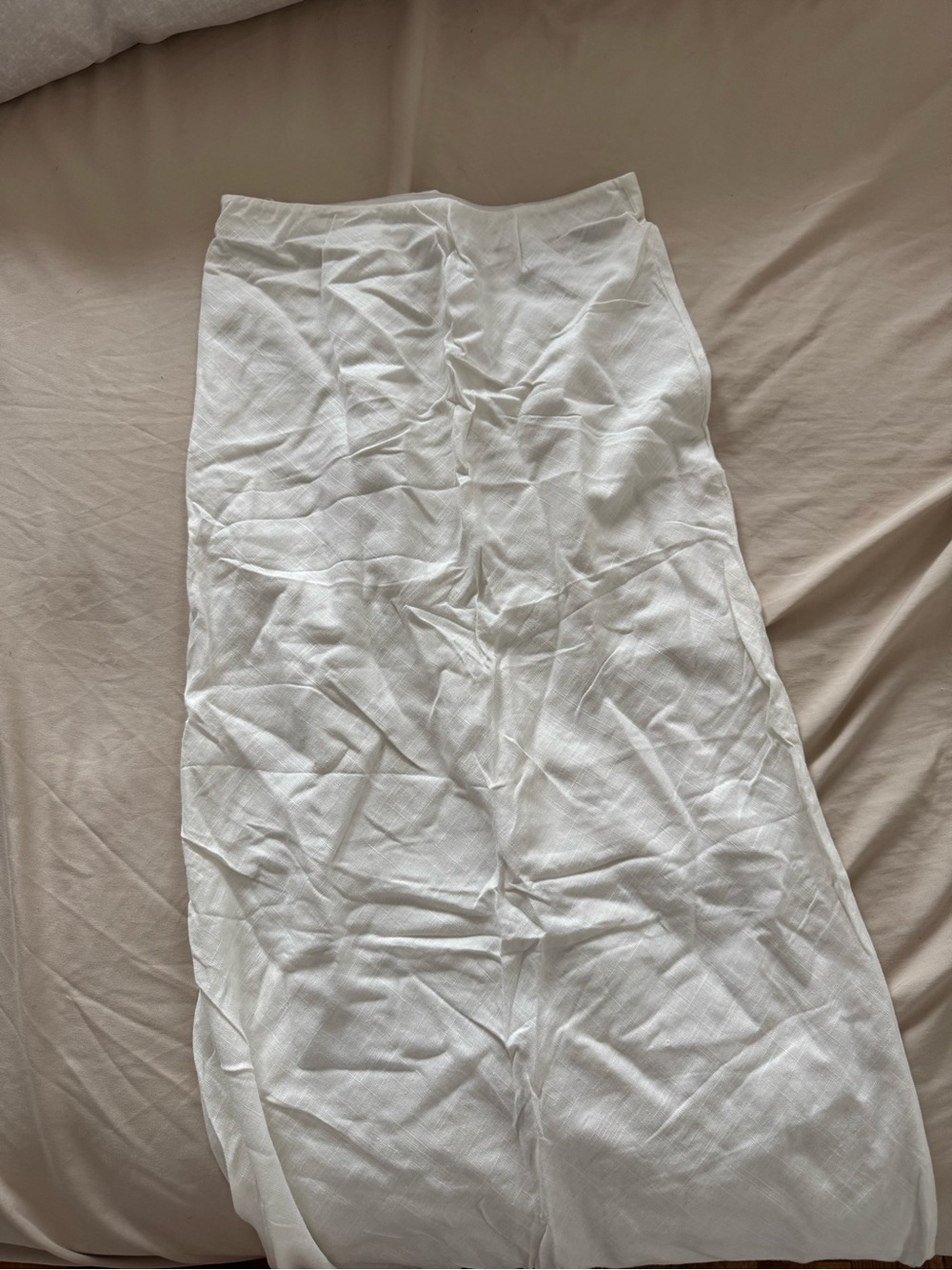 H&M White Maxi Skirt